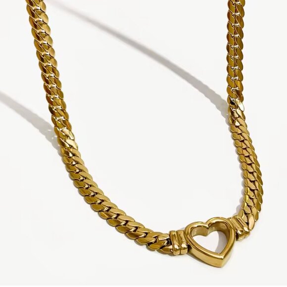 14K Gold filled “Tiffany” Heart Necklace - Picture 1 of 5